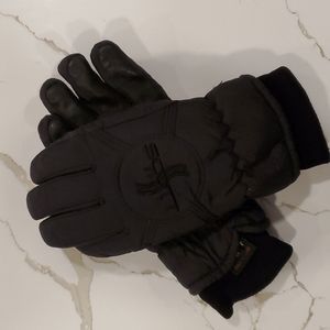 Scott women's winter gloves - leather, nylon, thinsulate, size M